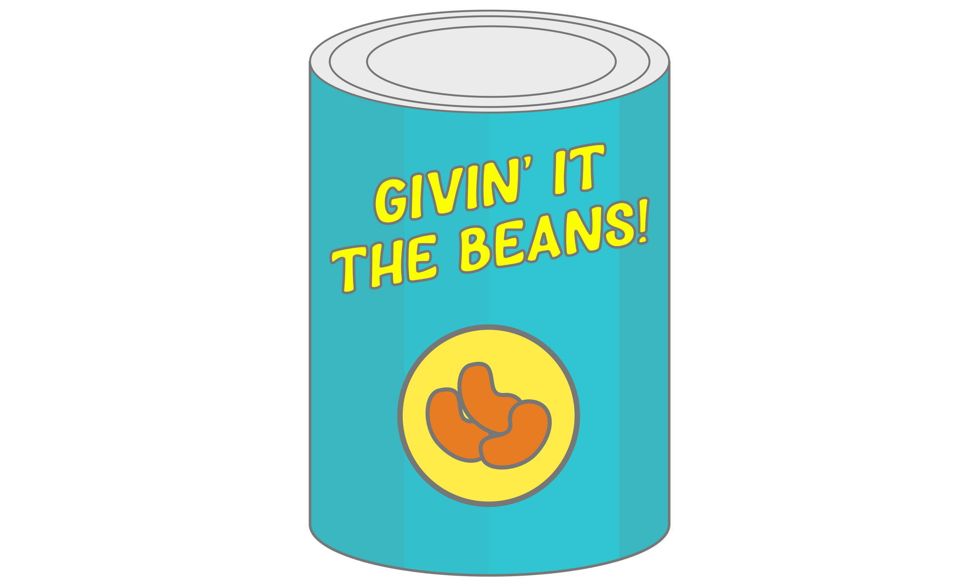 Givin' It The Beans Sticker