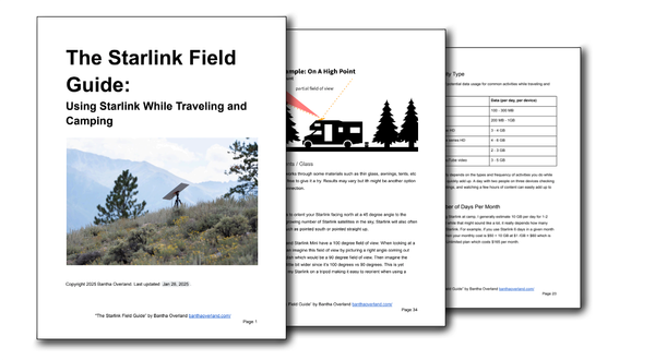 The Starlink Field Guide: Using Starlink While Traveling & Camping